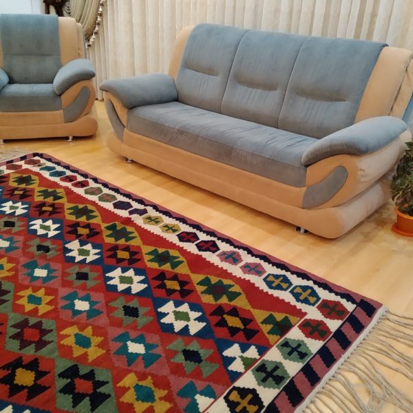 Persian kilim, room furniture, luxury decor